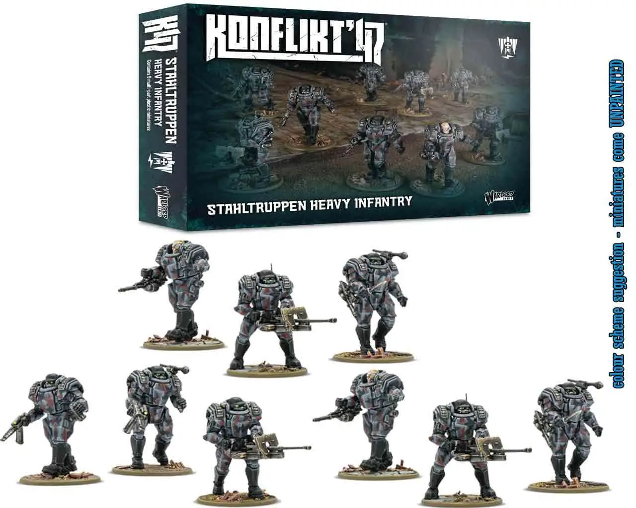 KONFLIKT '47 NEW EDITION 2025 STAHLTRUPPEN HEAVY INFANTRY
