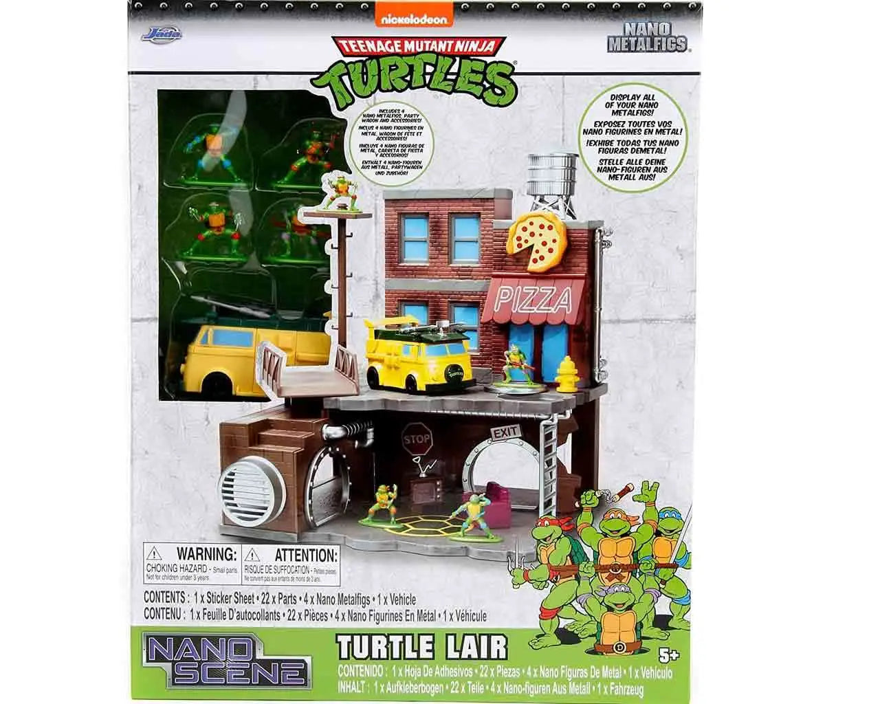 TEENAGE MUTANT NINJA TURTLE LAIR NANO SCENE DIORAMA