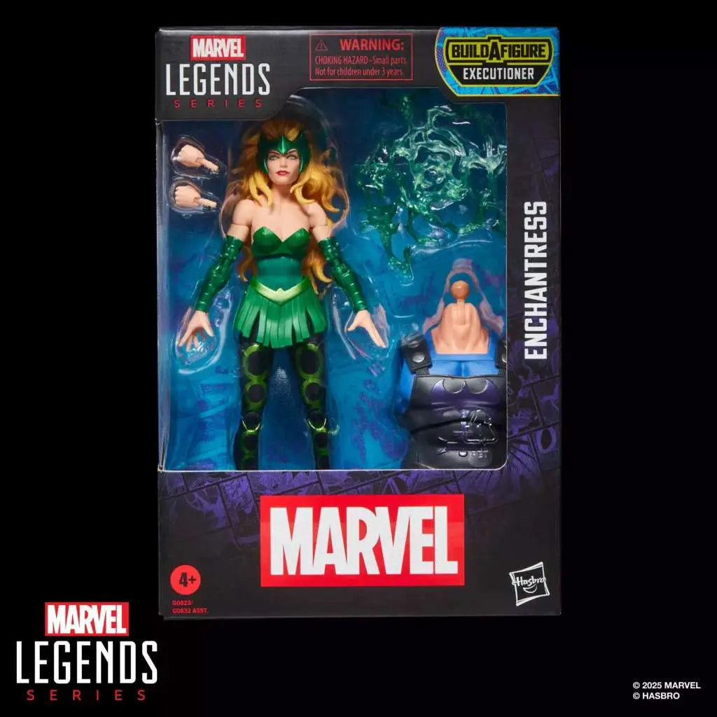 MARVEL LEGENDS EXECUTIONER BFS ENCHANTRESS ACTION FIGURE
