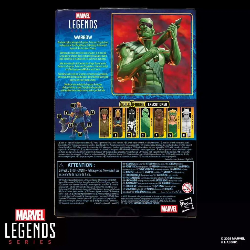 MARVEL LEGENDS EXECUTIONER BFS WARBOW ACTION FIGURE