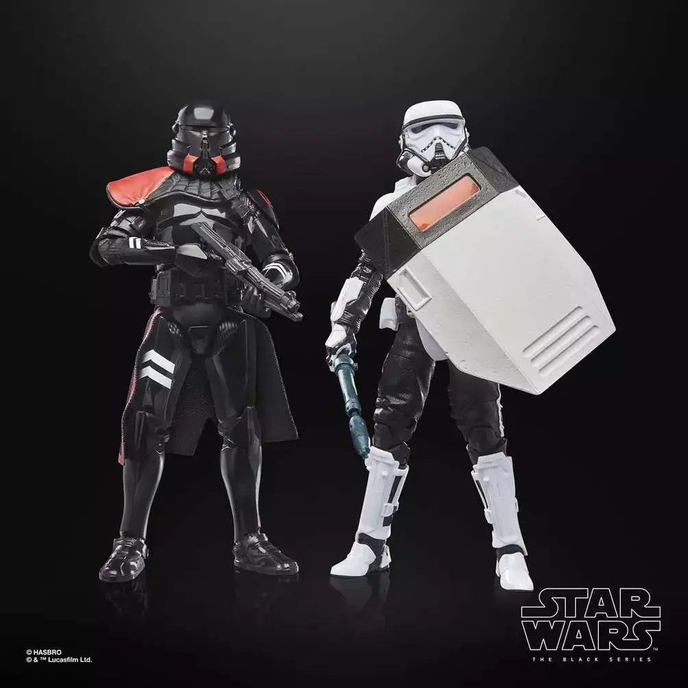 STAR WARS BLACK SERIES JEDI SURVIVOR PURGE TROOPER AND PATROL TROOPER ACTION FIGURES