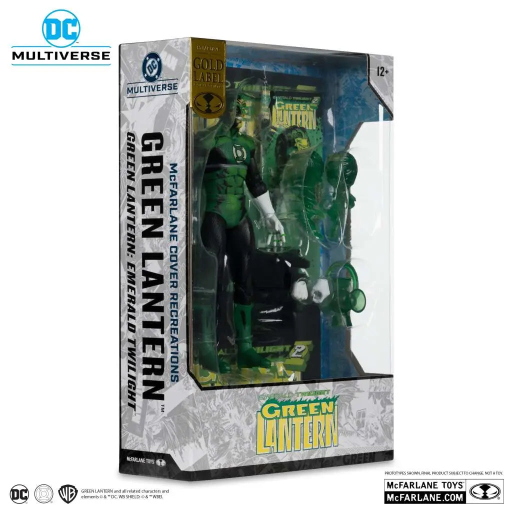 DC MULTIVERSE COVER RECREATIONS  GREEN LANTERN EMERALD TWILIGHT FIGURE