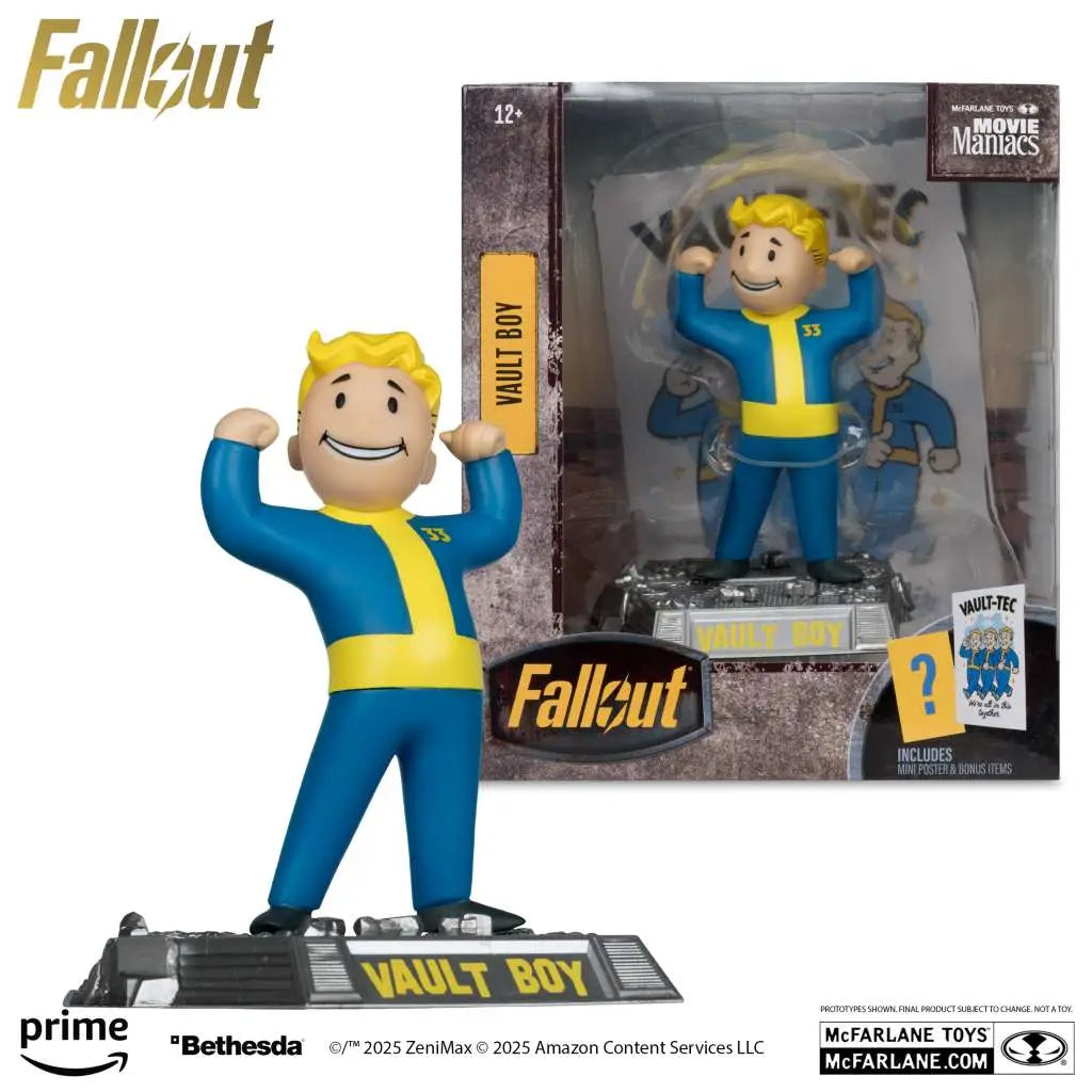 MOVIE MANIACS FALLOUT VAULT BOY ASSORTMENT SET (3)
