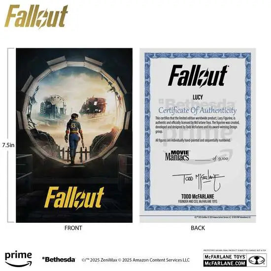 MOVIE MANIACS  FALLOUT WAVE 3 ASSORTMENT SET (6)