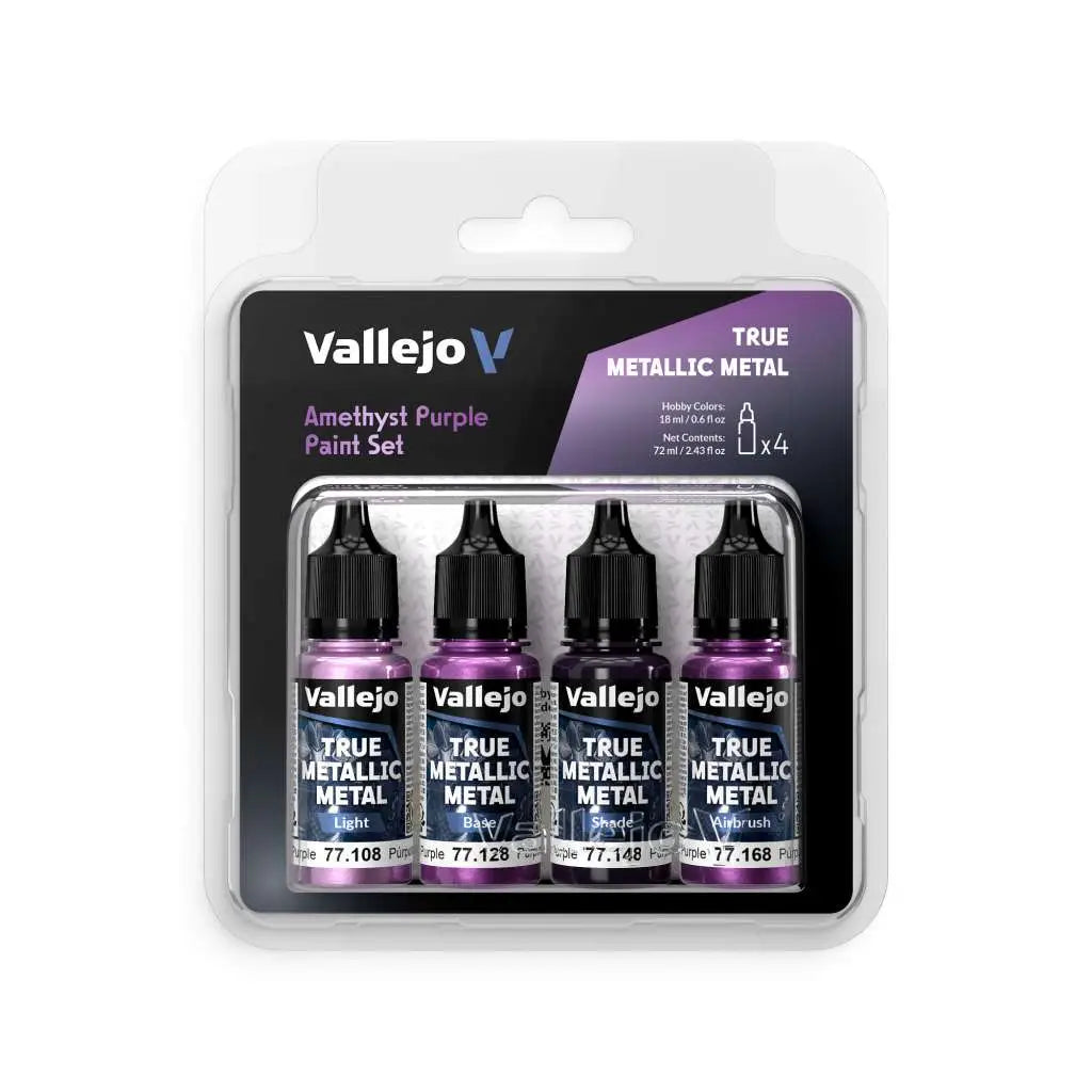 TRUE METALLIC METAL 77255 AMETHYST PURPLE 4 COLORS SET