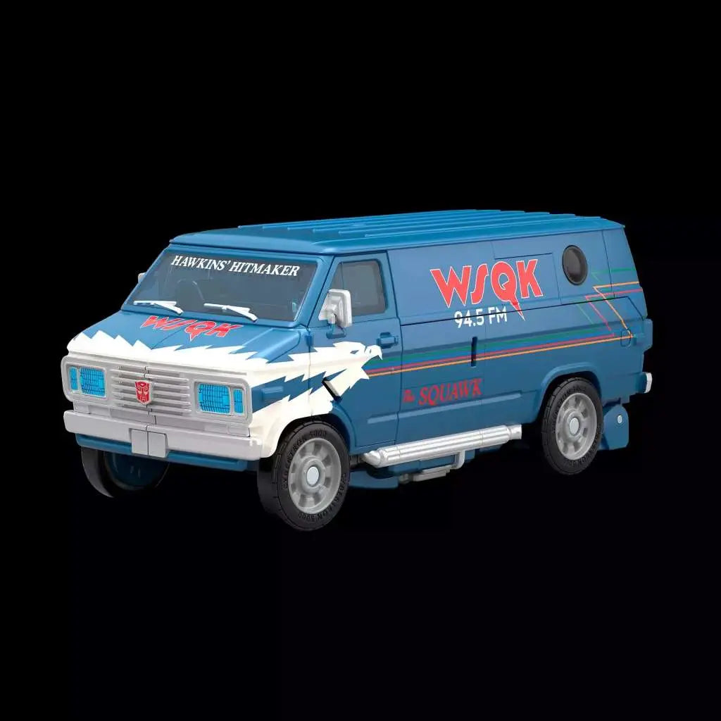 TRANSFORMERS X STRANGER THINGS FREAKWENCY AND 8-TRACK ACTION FIGURE