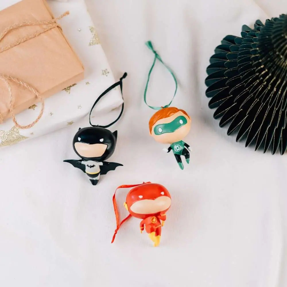 DC COMICS CHRISTMAS DECORATION SET B (3)