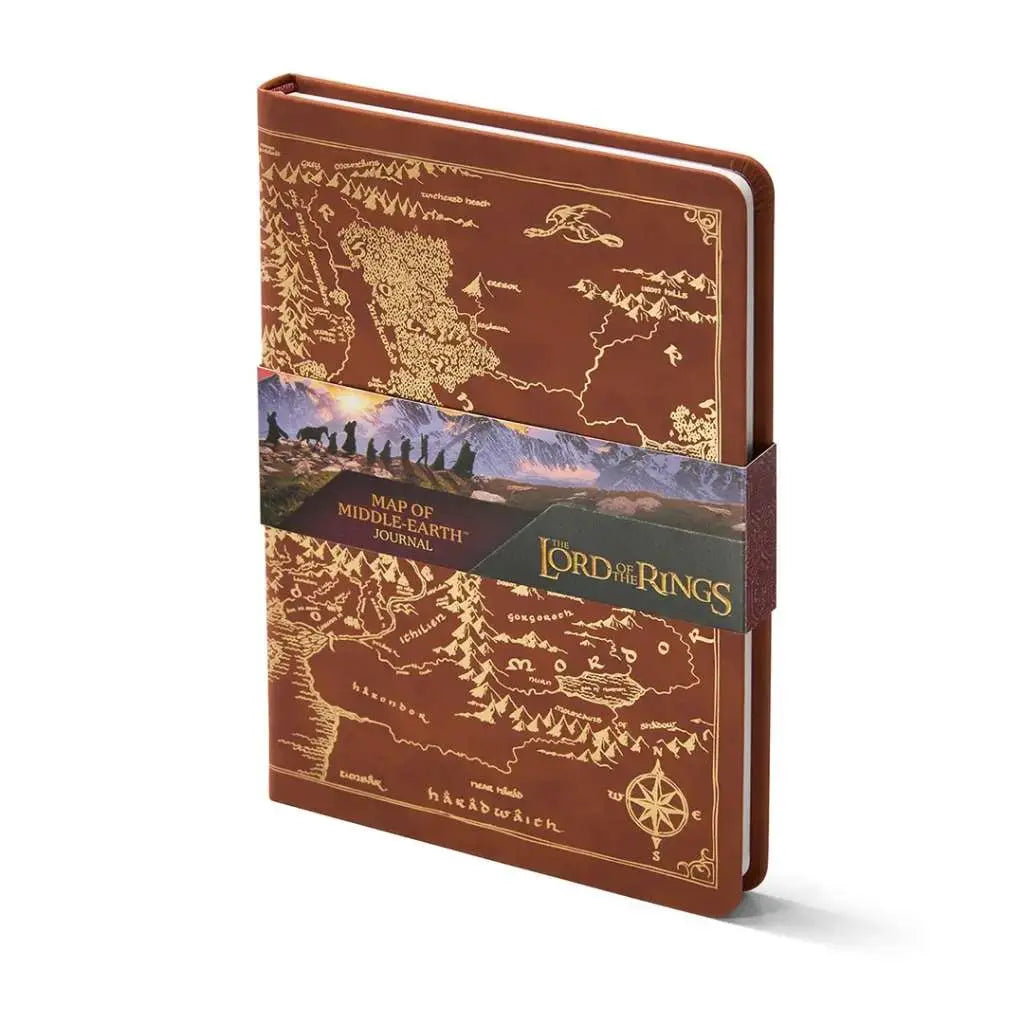 LORD OF THE RINGS MAP OF MIDDLE-EARTH JOURNAL