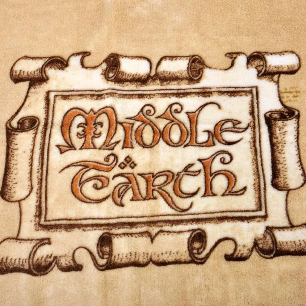 THE LORD OF THE RINGS MIDDLEEARTH MAP COZY BLANKET