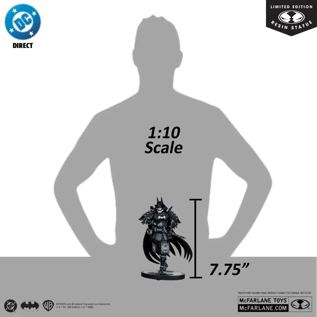 DC DIRECT  BATMAN BLACK & WHITE  BATMAN NINJA RESIN STATUE