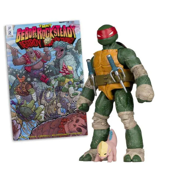 TEENAGE MUTANT NINJA TURTLES 5INCH FIGURE W/ COMIC WAVE 2 ASSRT SET (6)