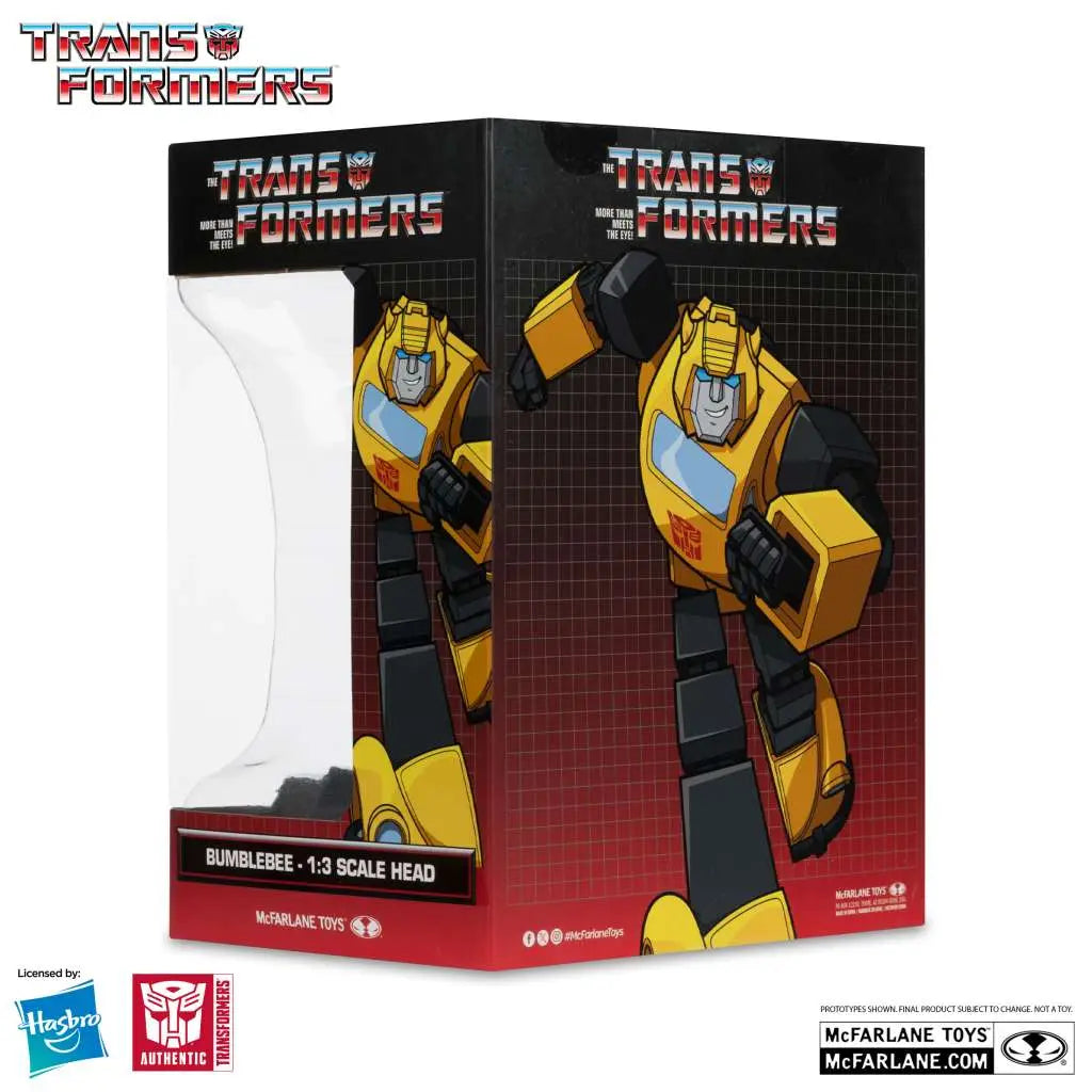 TRANSFORMERS 1:3 HEAD REPLICA BUMBLEBEE