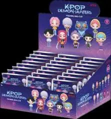 K-POP DEMON HUNTERS BAG CLIP BLIND BOX DISPLAY (24)