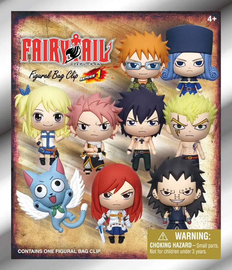 FAIRY TAIL BAG CLIP BLIND BOX DISPLAY (24)