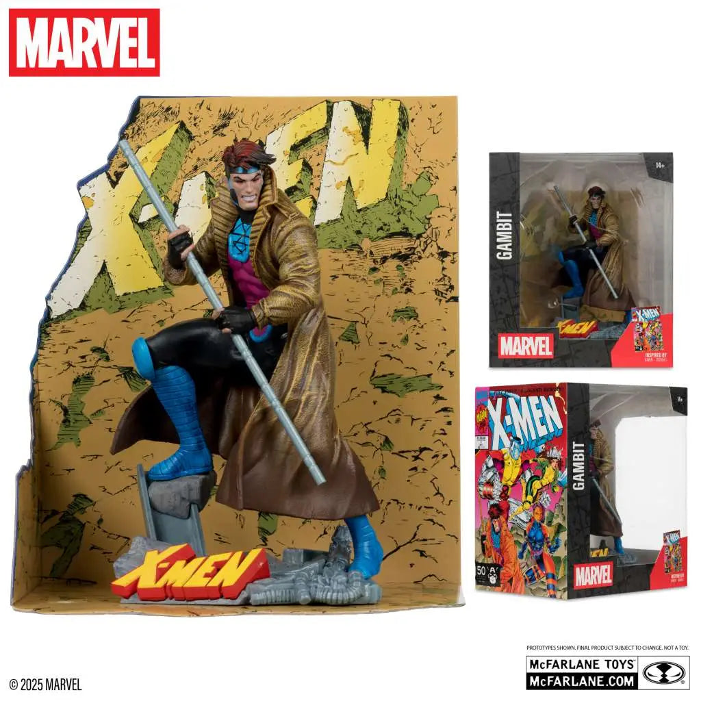 MARVEL COLLECTION 1:10 WV6  GAMBIT (X-MEN #1) FIGURE
