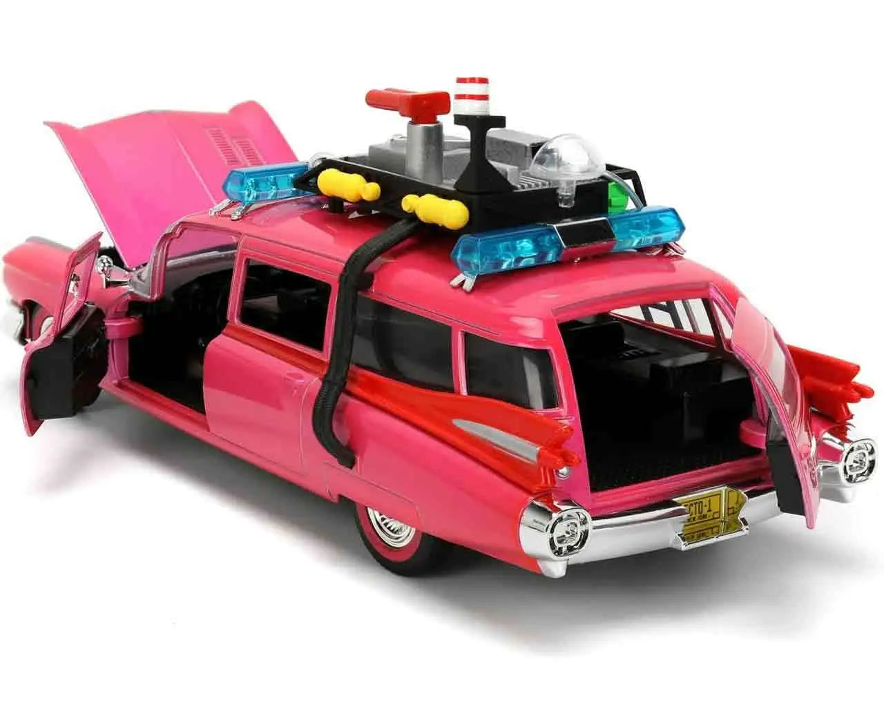 GHOSTBUSTERS ECTO 1 PINK 1/24 DIE-CAST MODEL VARIANT LIMITED EDITION