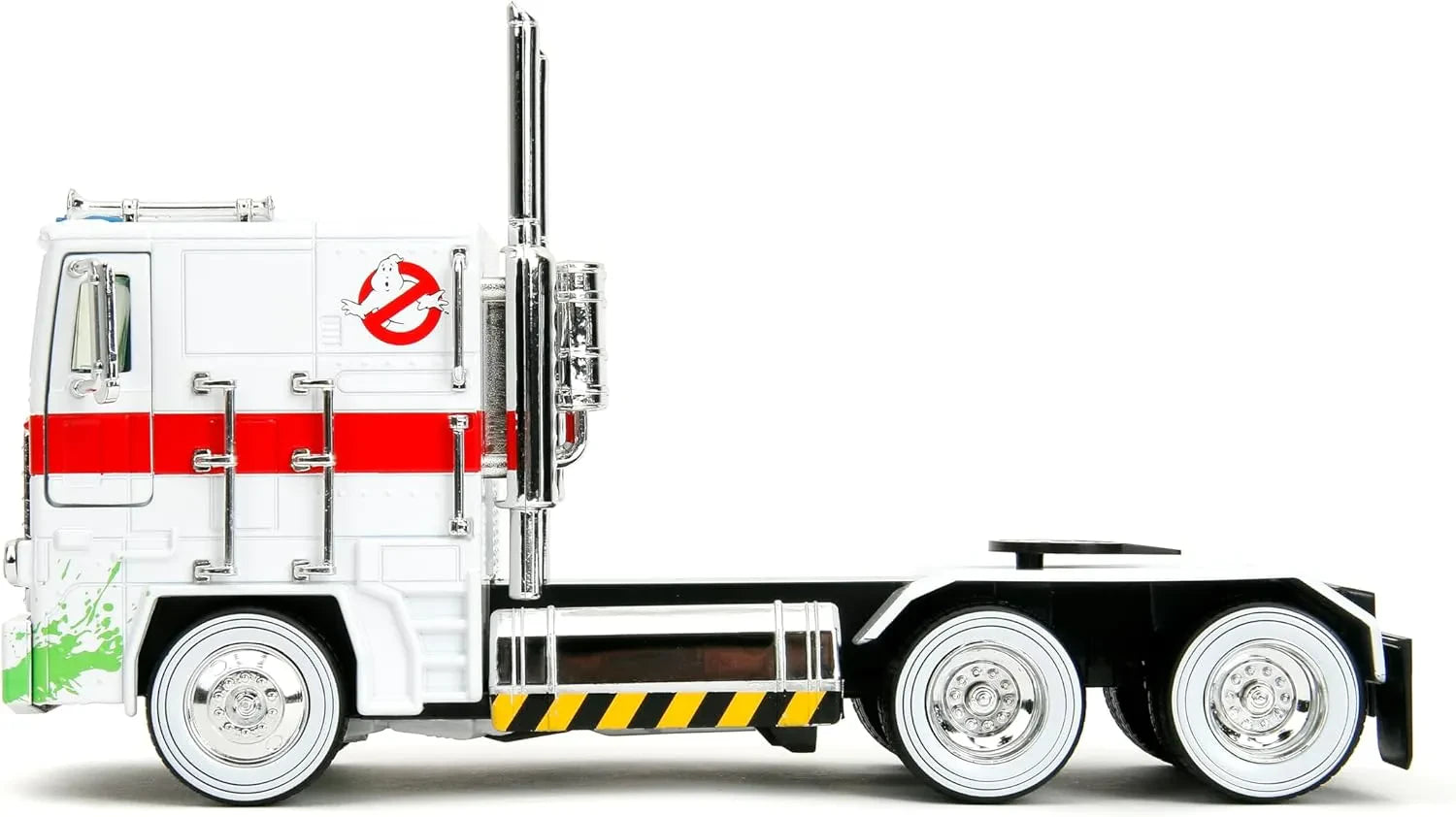 TRANSFORMERS G1 X GHOSTBUSTERS OPTIMUS PRIME x ECTO 1 1/24 DIE-CAST MODEL