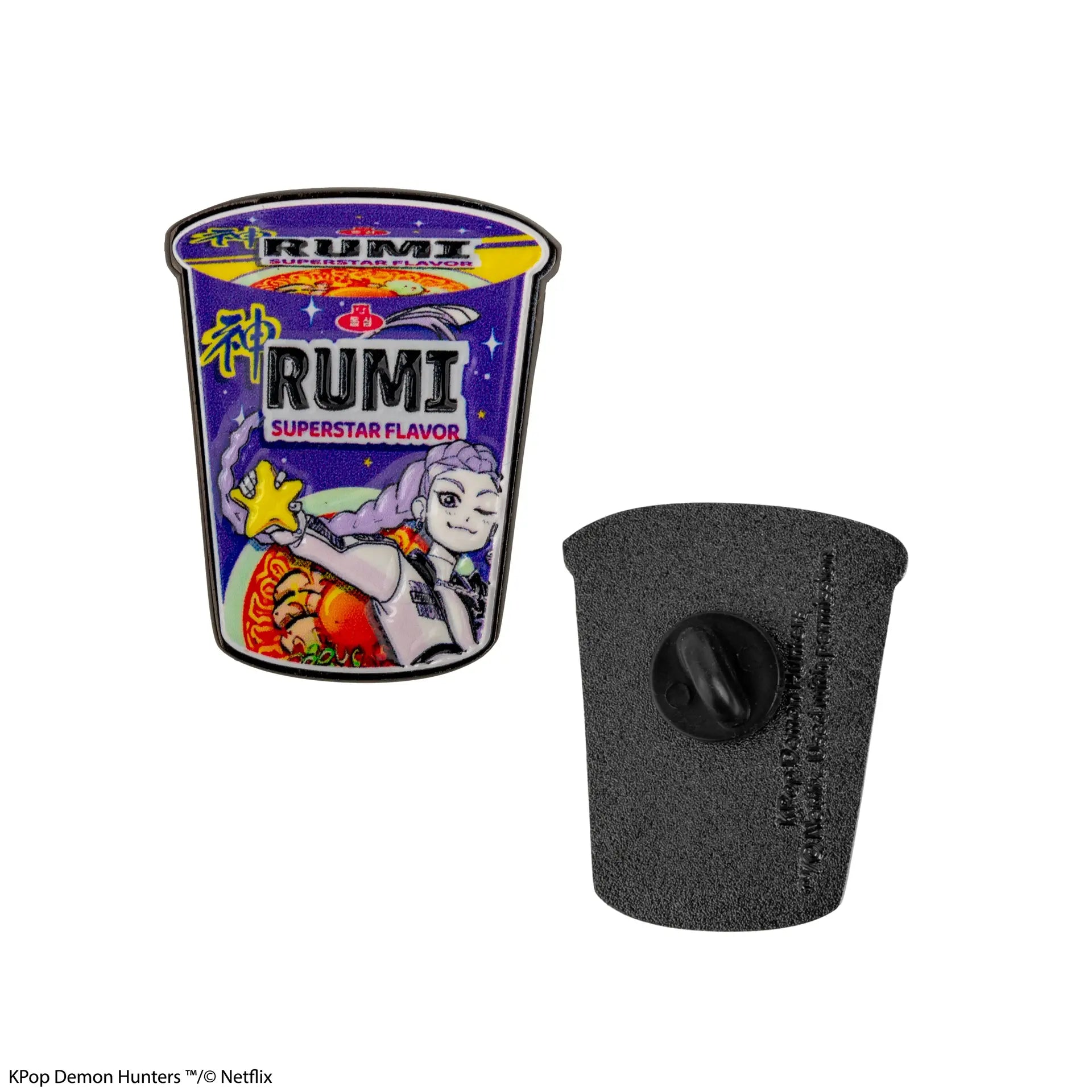 KPOP DEMON HUNTERS RUMI SUPERSTAR FLAVOR NOODLES PIN