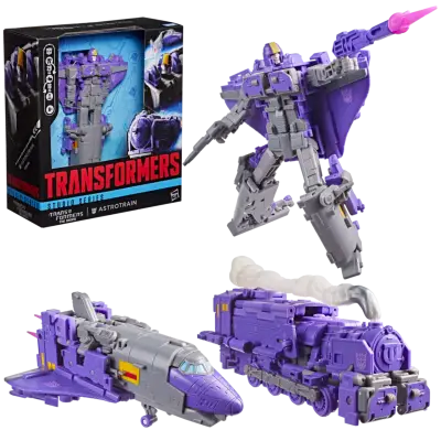 TRANSFORMERS STUDIO SERIES TRANSFORMERS THE MOVIE ASTROTRAIN ACTION FIGURE