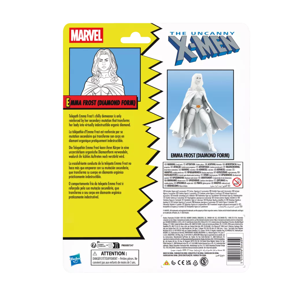 MARVEL LEGENDS X-MEN EMMA FROST DIAMOND FORM ACTION FIGURE