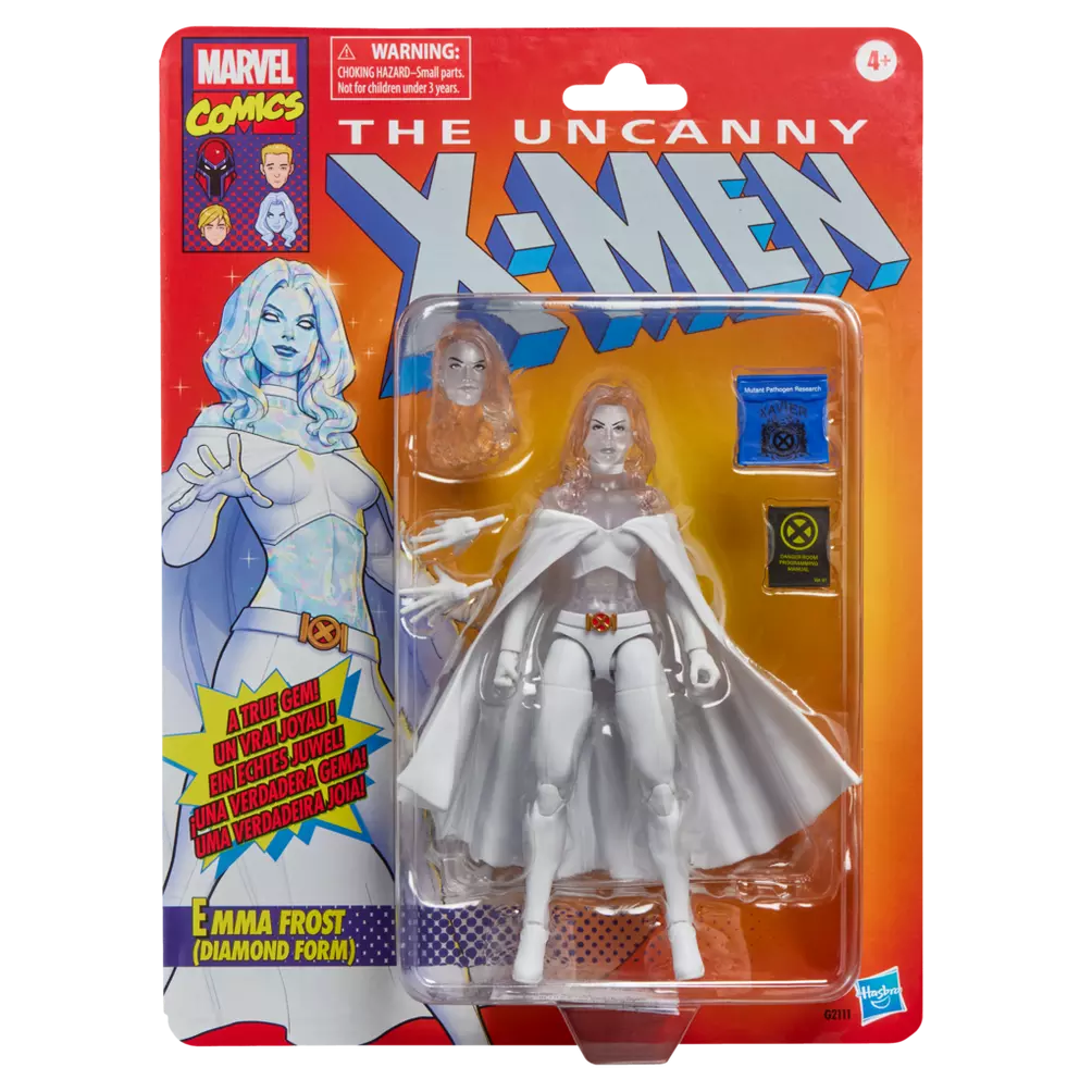 MARVEL LEGENDS X-MEN EMMA FROST DIAMOND FORM ACTION FIGURE
