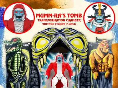 THUNDERCATS VINTAGE FIGURES MUMM-RA'S TOMB 2 PACK