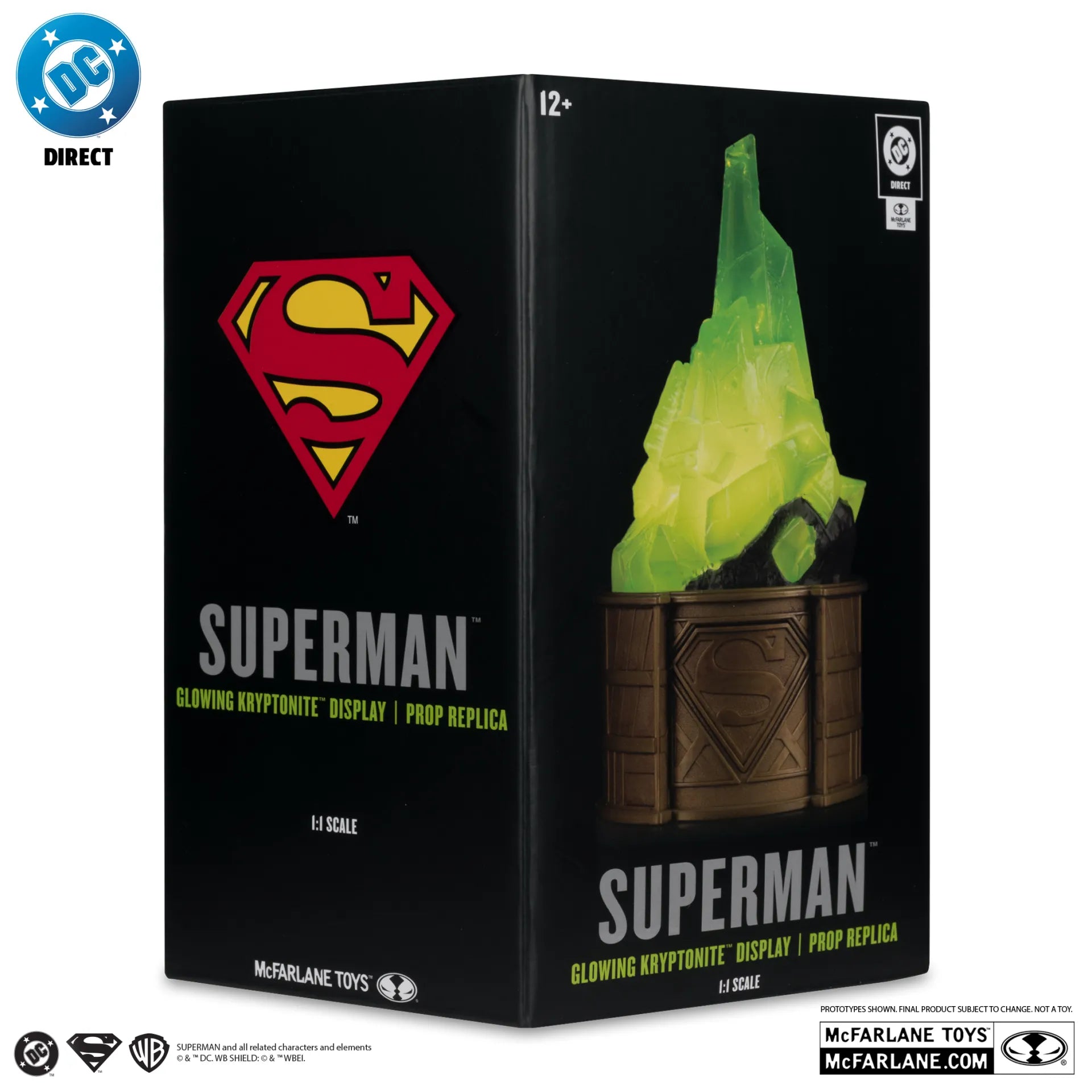 DC DIRECT SUPERMAN KRYPTONITE DISPLAY 1:1 SCALE PROP REPLICA