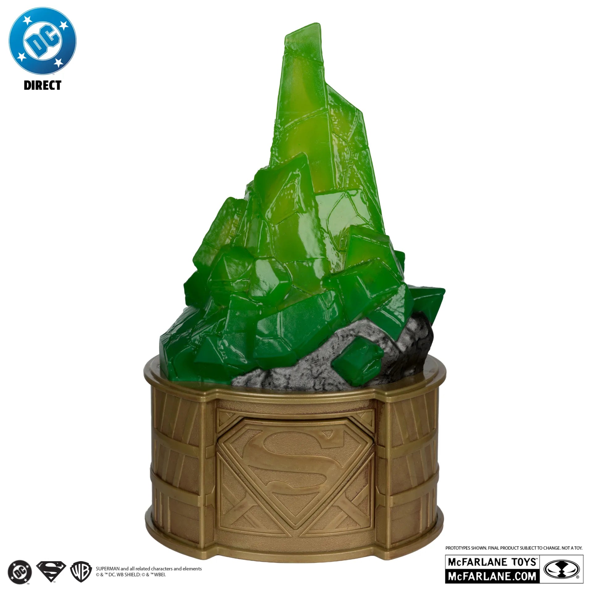 DC DIRECT SUPERMAN KRYPTONITE DISPLAY 1:1 SCALE PROP REPLICA