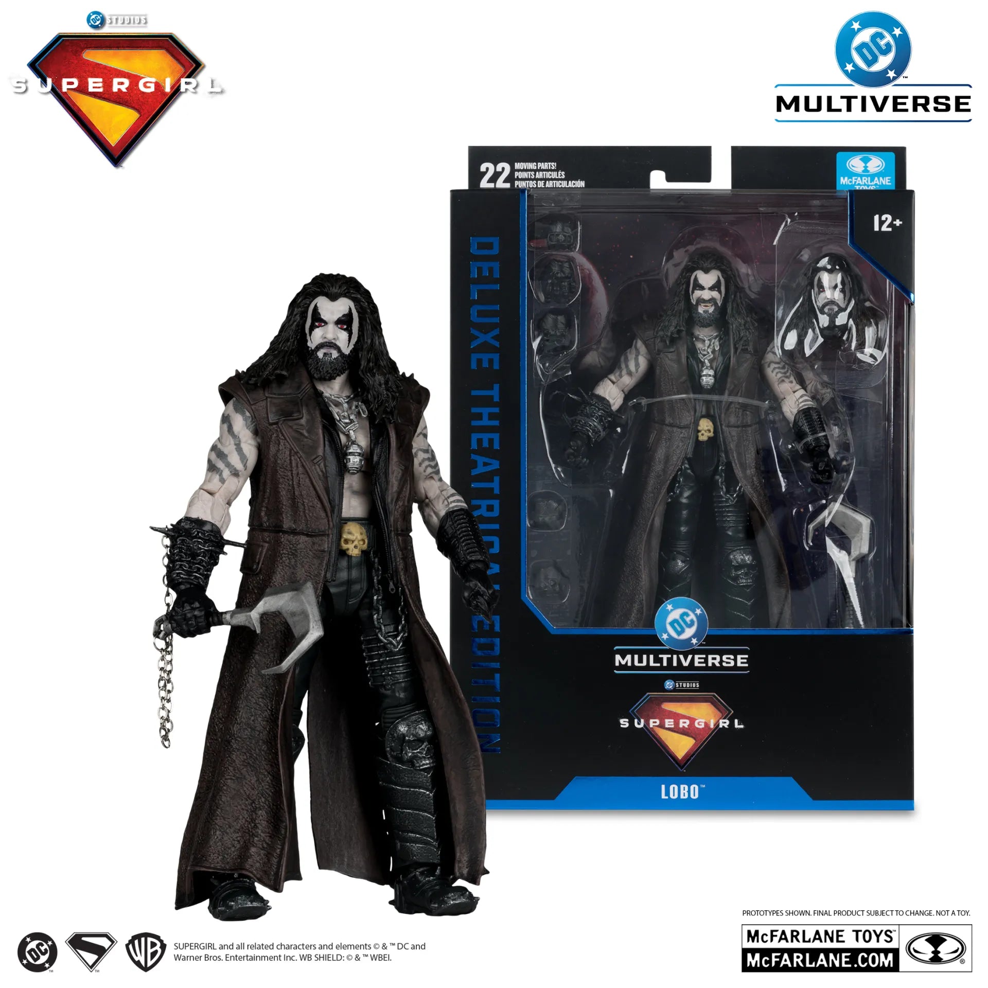 DC THEATRICAL DELUXE 7INCH SUPERGIRL MOVIE ASSORTMENT (6)