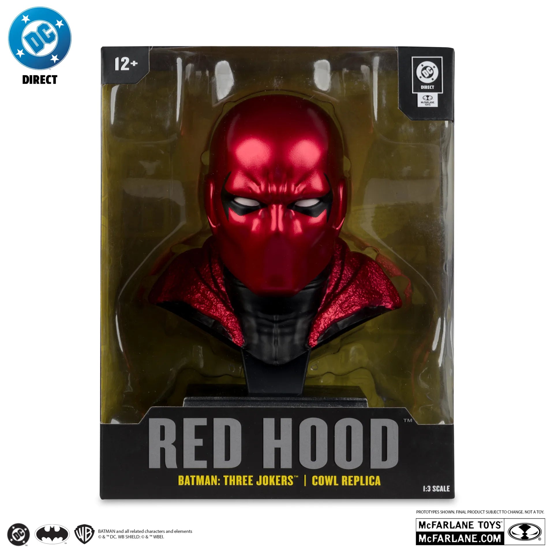 DC DIRECT BATMAN 1:3 COWL PROP REPLICA RED HOOD