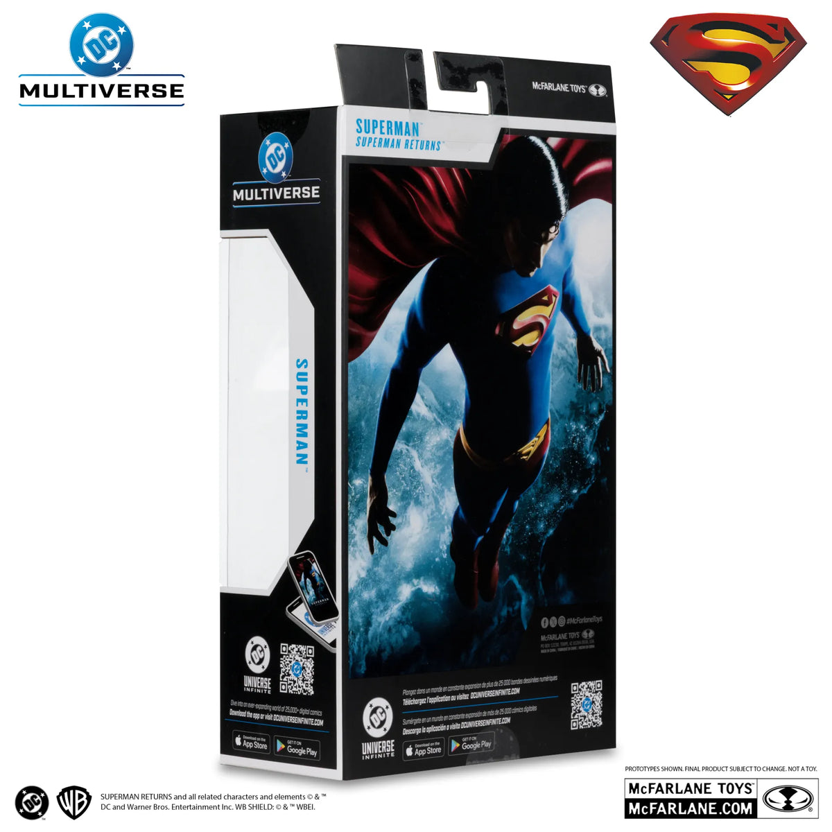 DC THEATRICAL 7INCH SUPERMAN RETURNS 2006 ACTION FIGURE