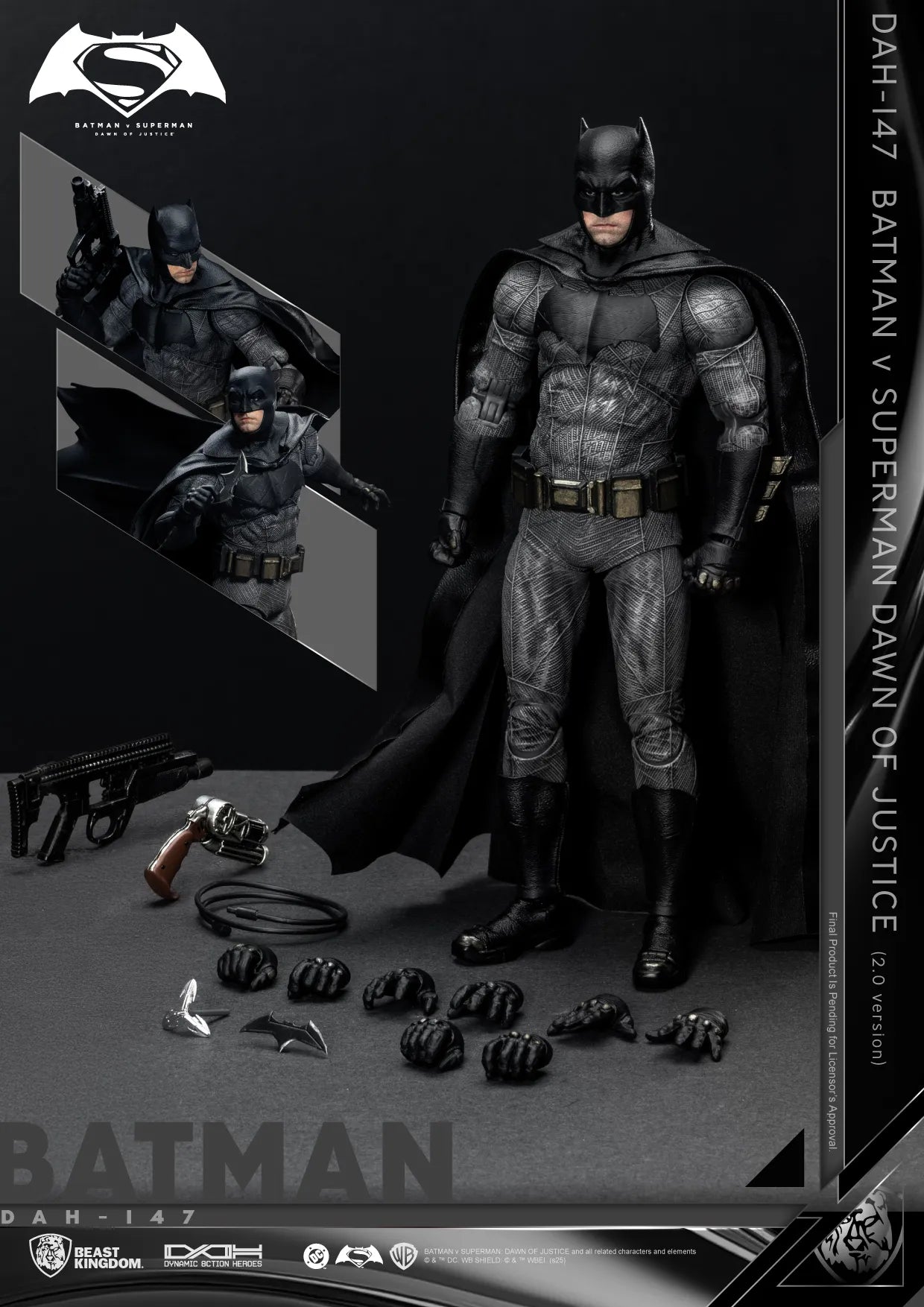 BVS DAWN OF JUSTICE BATMAN2.0 DAH FIGURE