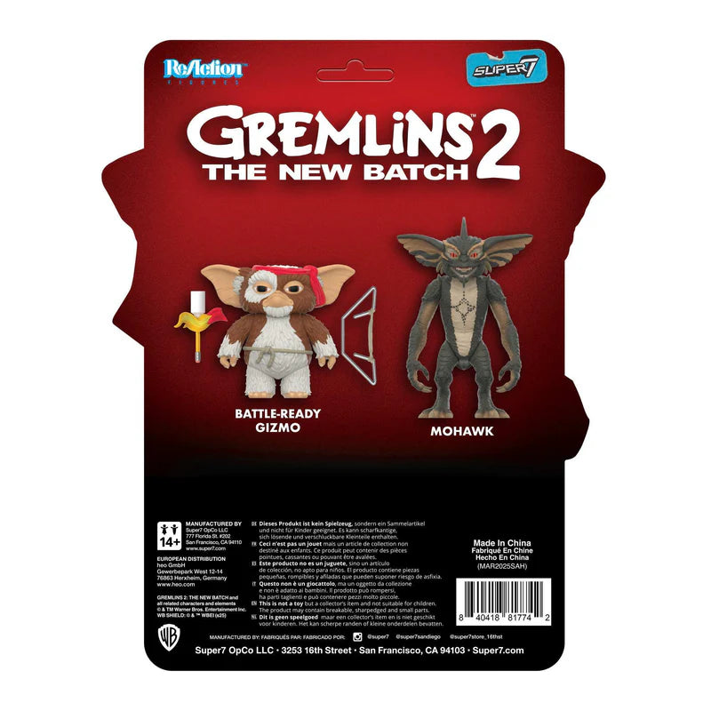 GREMLINS REACTION MOHAWK (CHARACTER CARD) FIGURES