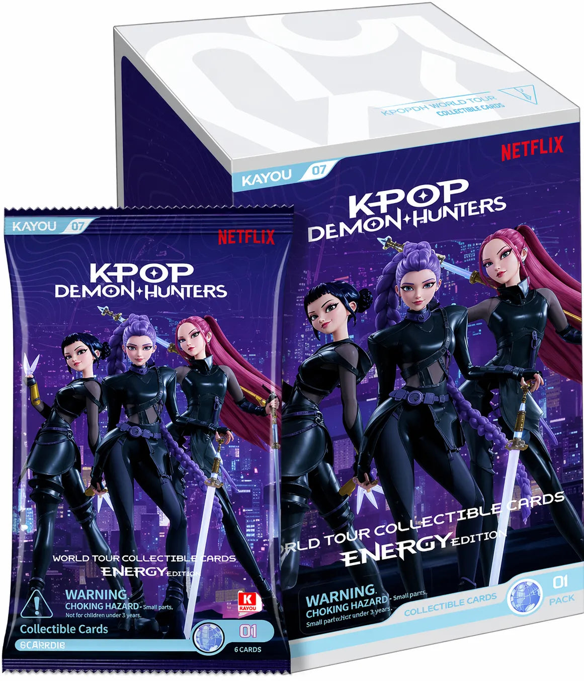 KAYOU - K-POP DEMON HUNTERS - ENERGY EDITION - COLLECTIBLE CARDS BOOSTER BOX (12)