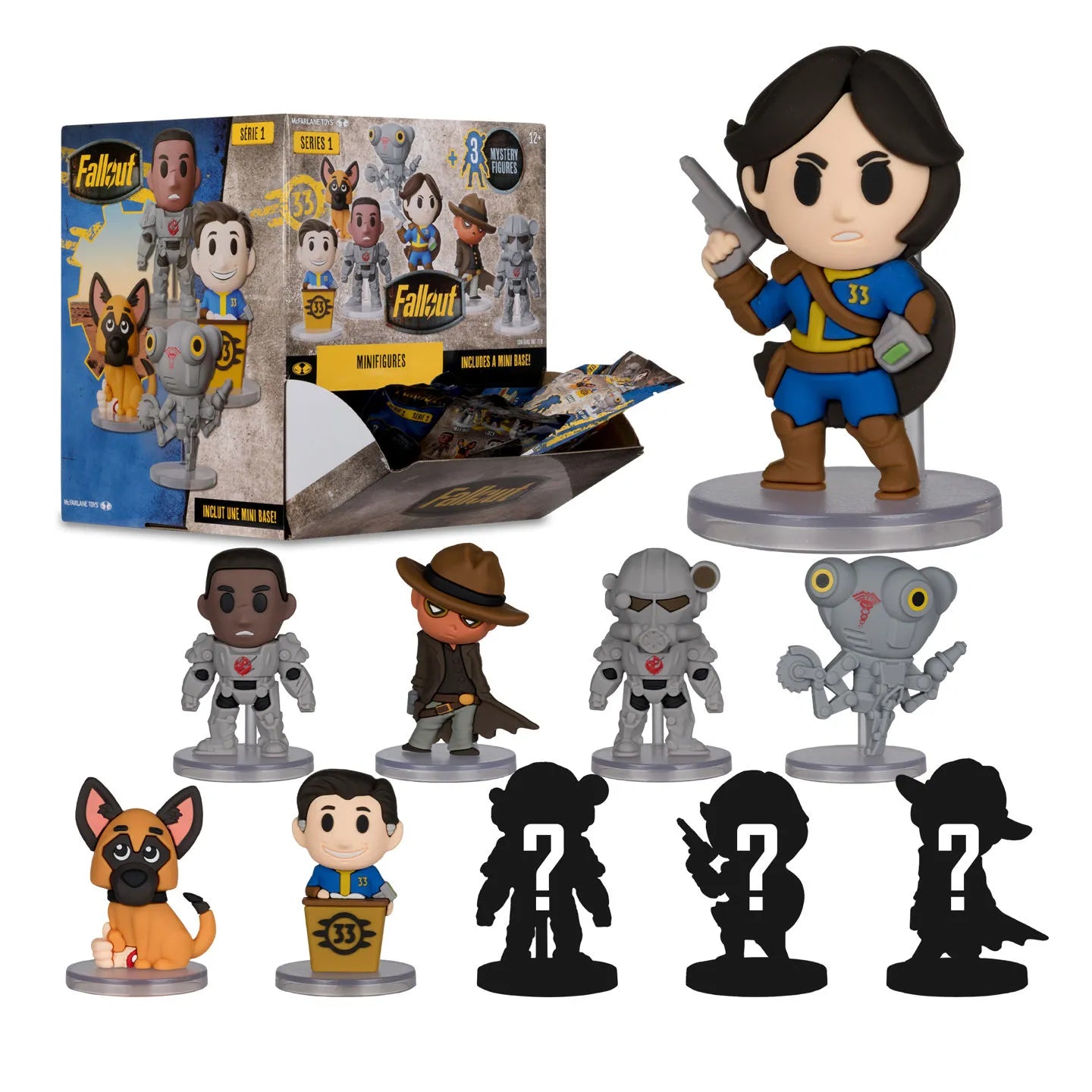 FALLOUT TV 2.5INCH FIGURE BLIND BAG W1 DISPLAY (24)