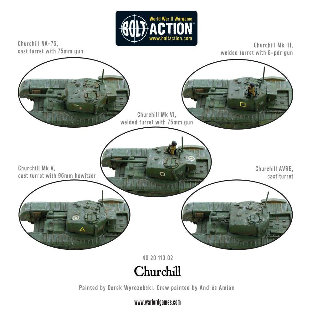 BOLT ACTION CHURCHILL INFANTRY TANK