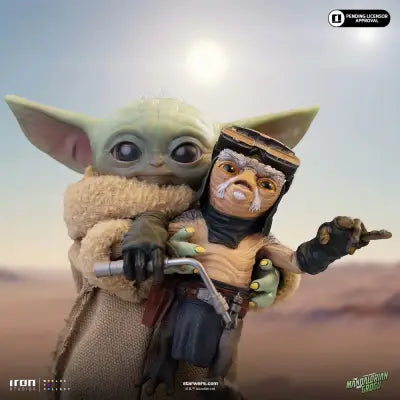 MANDALORIAN & GROGU MOVIE GROGU NO SQUEEZY 1/4 LEGACY STATUE