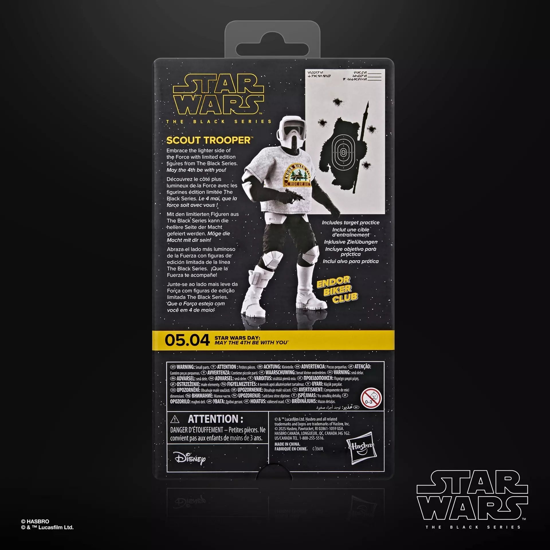 STAR WARS BLACK SERIES MAY THE 4TH SCOUT TROOPER ACTION FIGURE