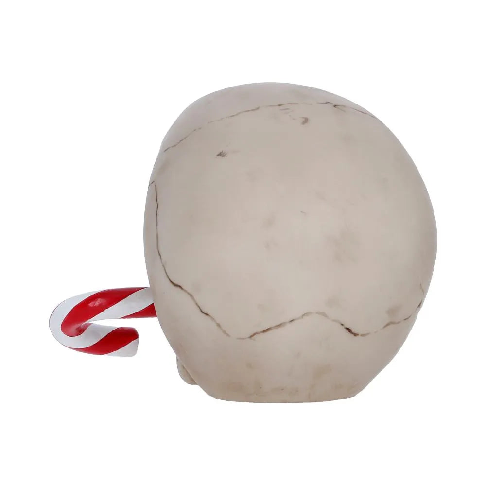 FROSTBITE CANDY CANE LED SKULL FIGURE