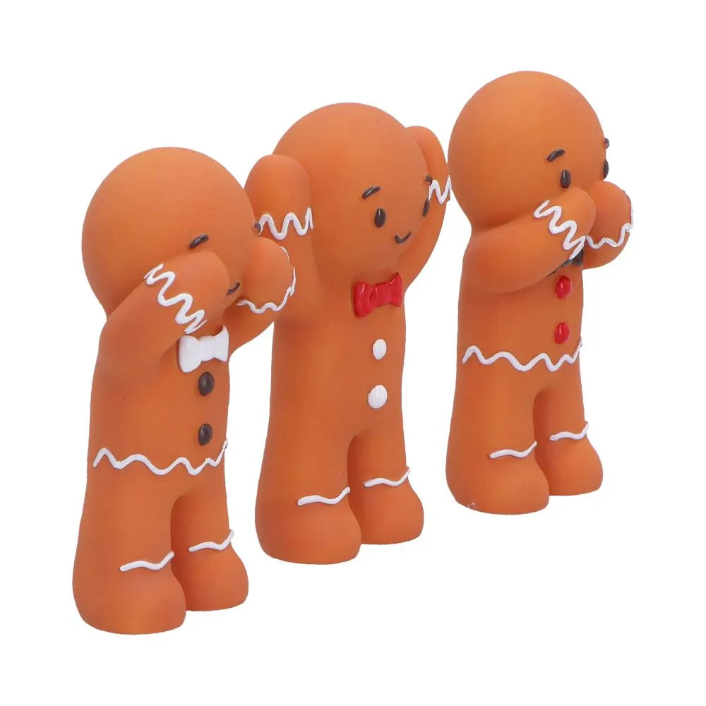 THREE WISE GINGERBREAD FIGURE