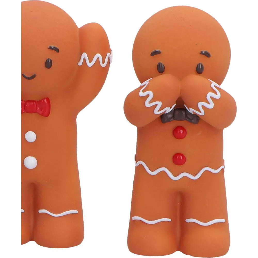 THREE WISE GINGERBREAD FIGURE