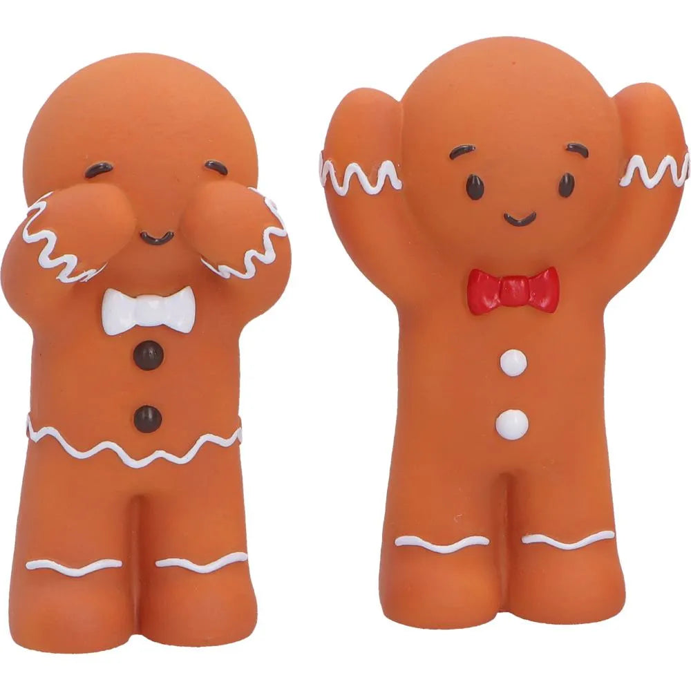 THREE WISE GINGERBREAD FIGURE
