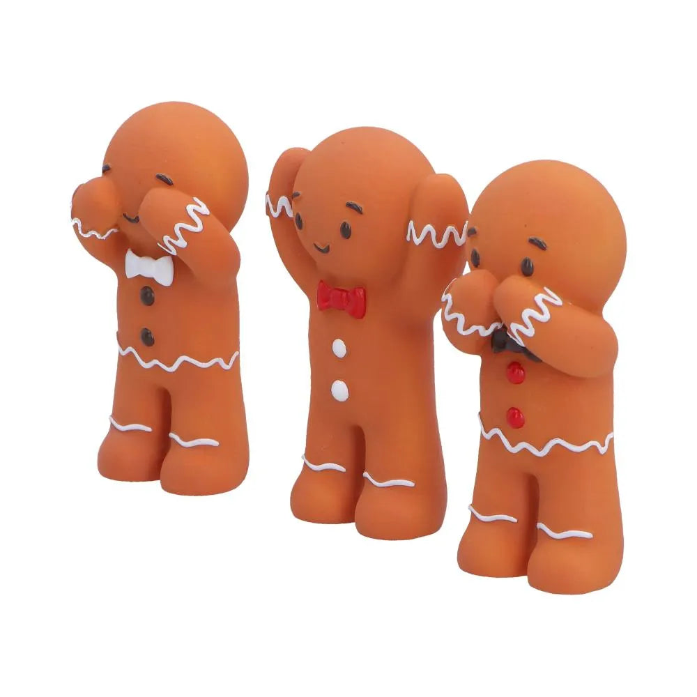 THREE WISE GINGERBREAD FIGURE