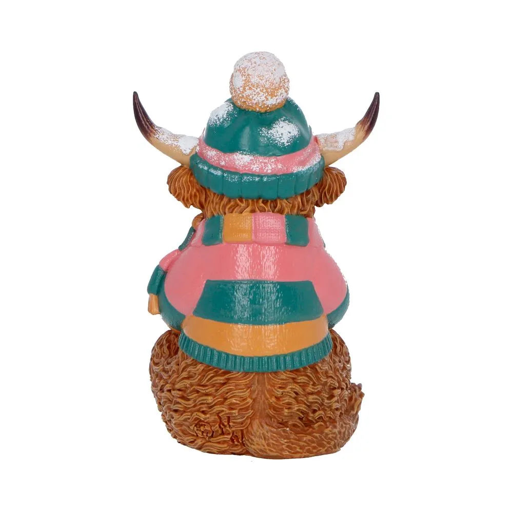 WINTER HIGHLAND COW HOT COCOA FIGURE