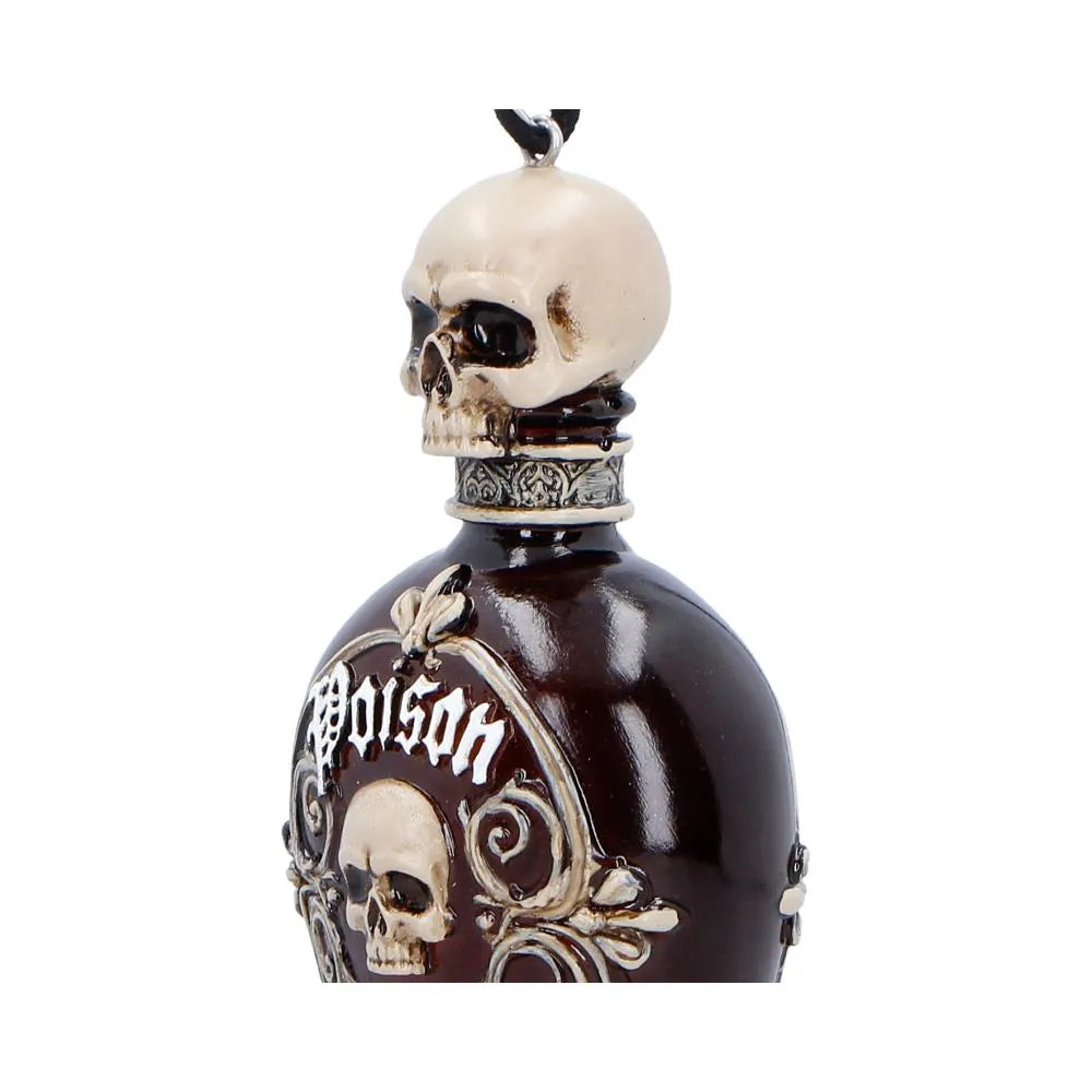 POISON BOTTLE HANGING ORNAMENT