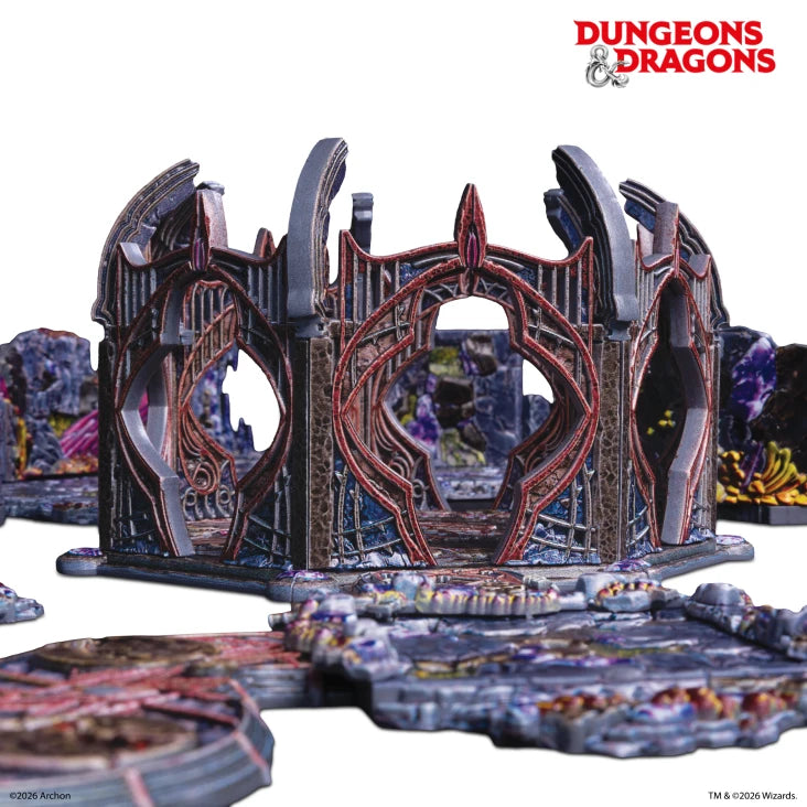 DUNGEONS & LASERS D&D UNDERDARK PRE-PAINTED TERRAIN SET