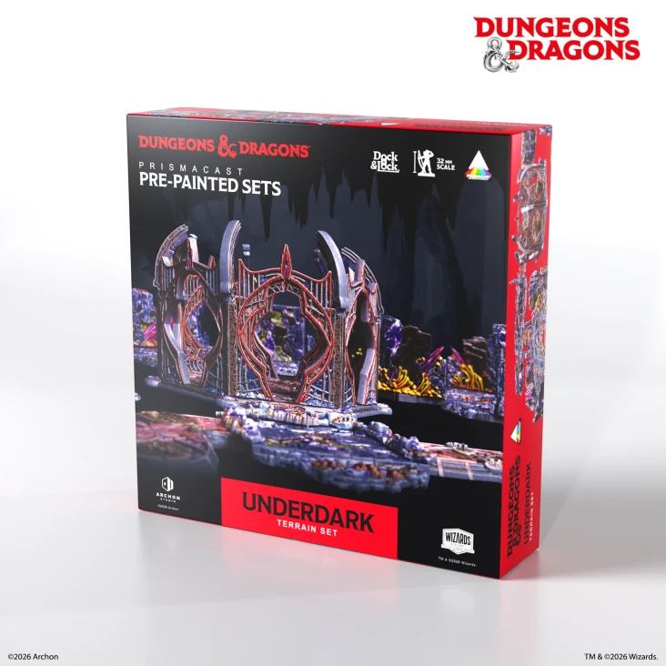 DUNGEONS & LASERS D&D UNDERDARK PRE-PAINTED TERRAIN SET