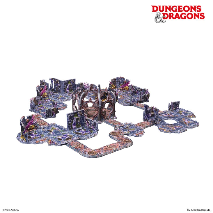 DUNGEONS & LASERS D&D UNDERDARK PRE-PAINTED TERRAIN SET