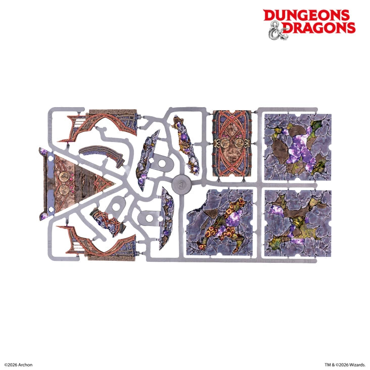 DUNGEONS & LASERS D&D UNDERDARK PRE-PAINTED TERRAIN SET