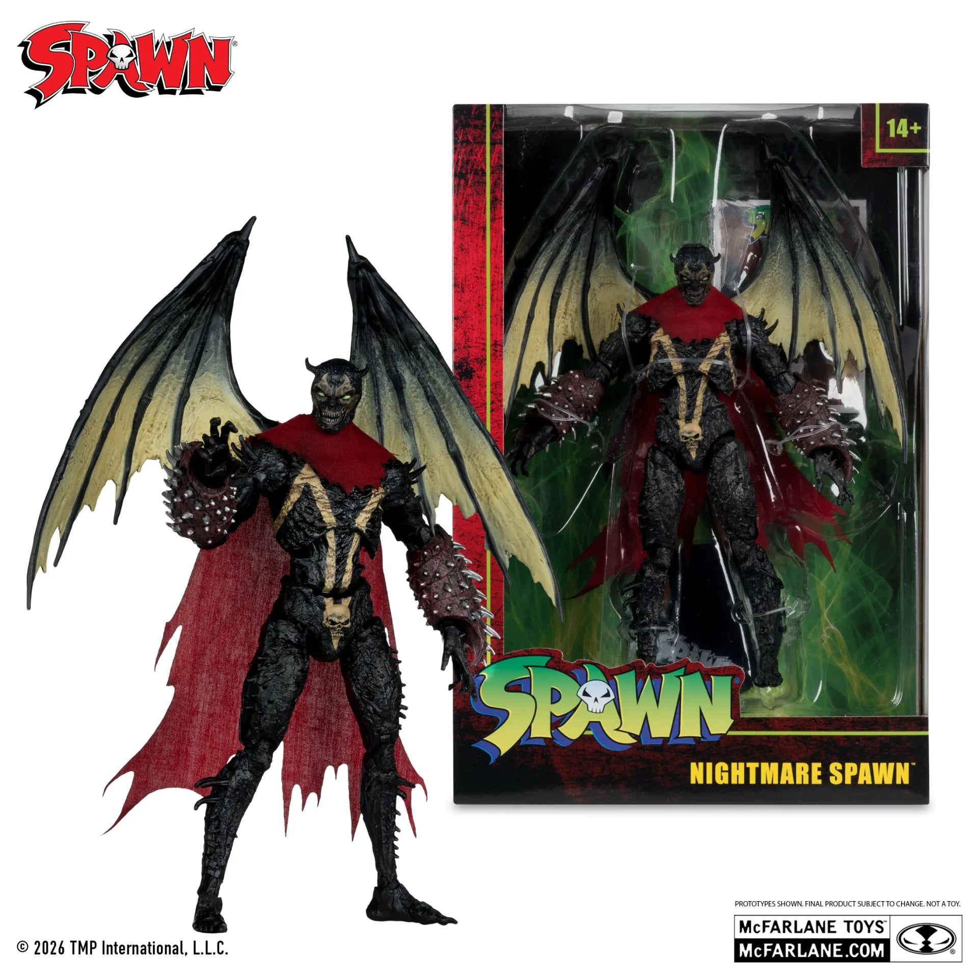 SPAWN 7INCH WAVE 9  CLASSIC NIGHTMARE SPAWN ACTION FIGURE